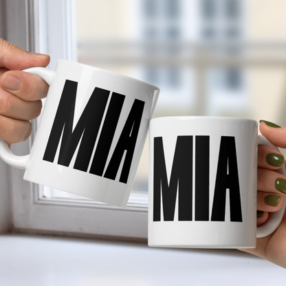 Personalized Name White or Black Mug