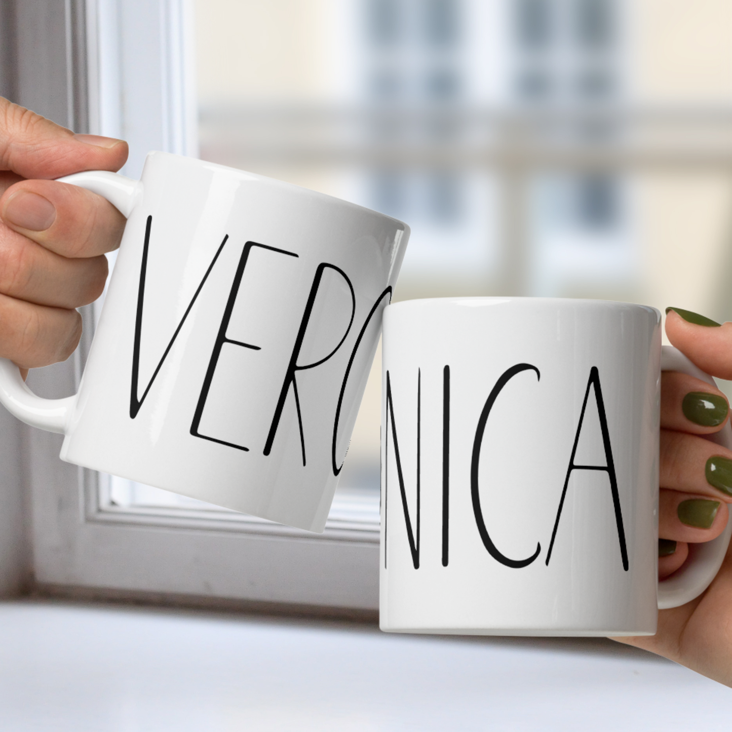 Personalized Name White or Black Mug