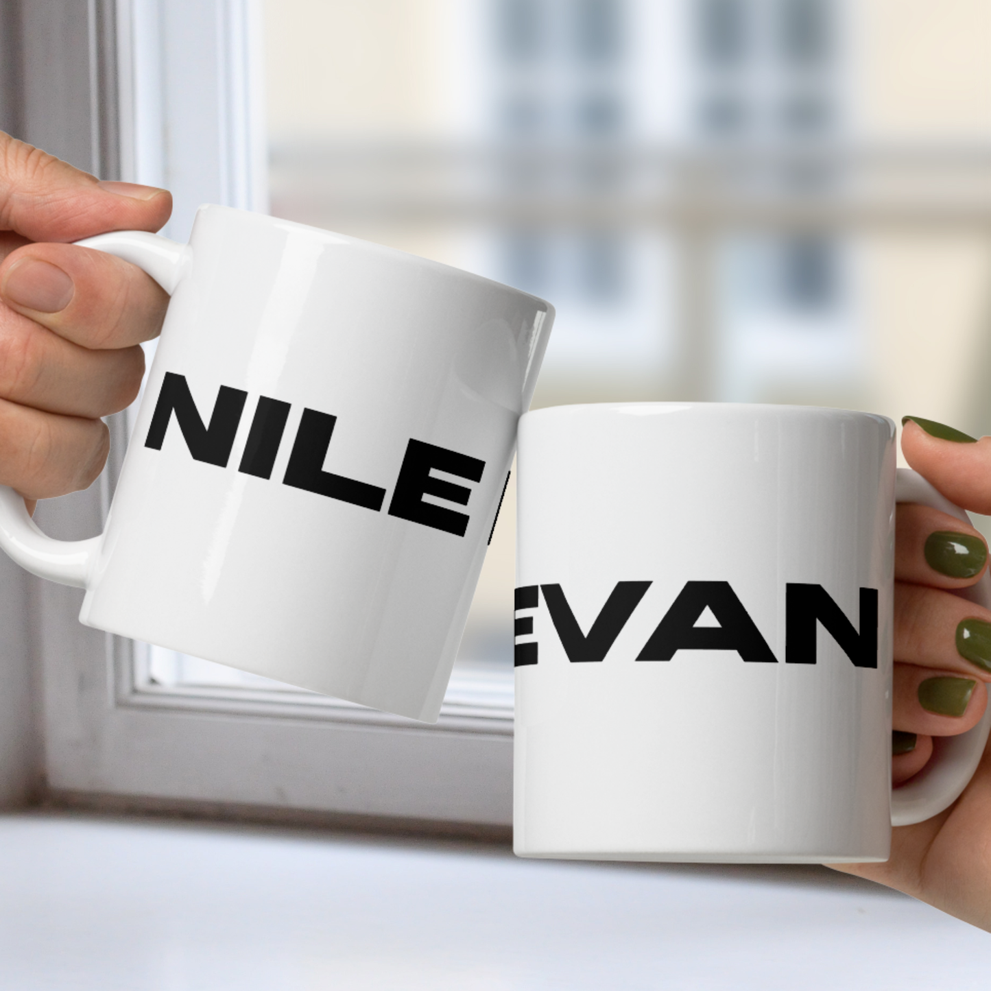 Personalized Name White or Black Mug