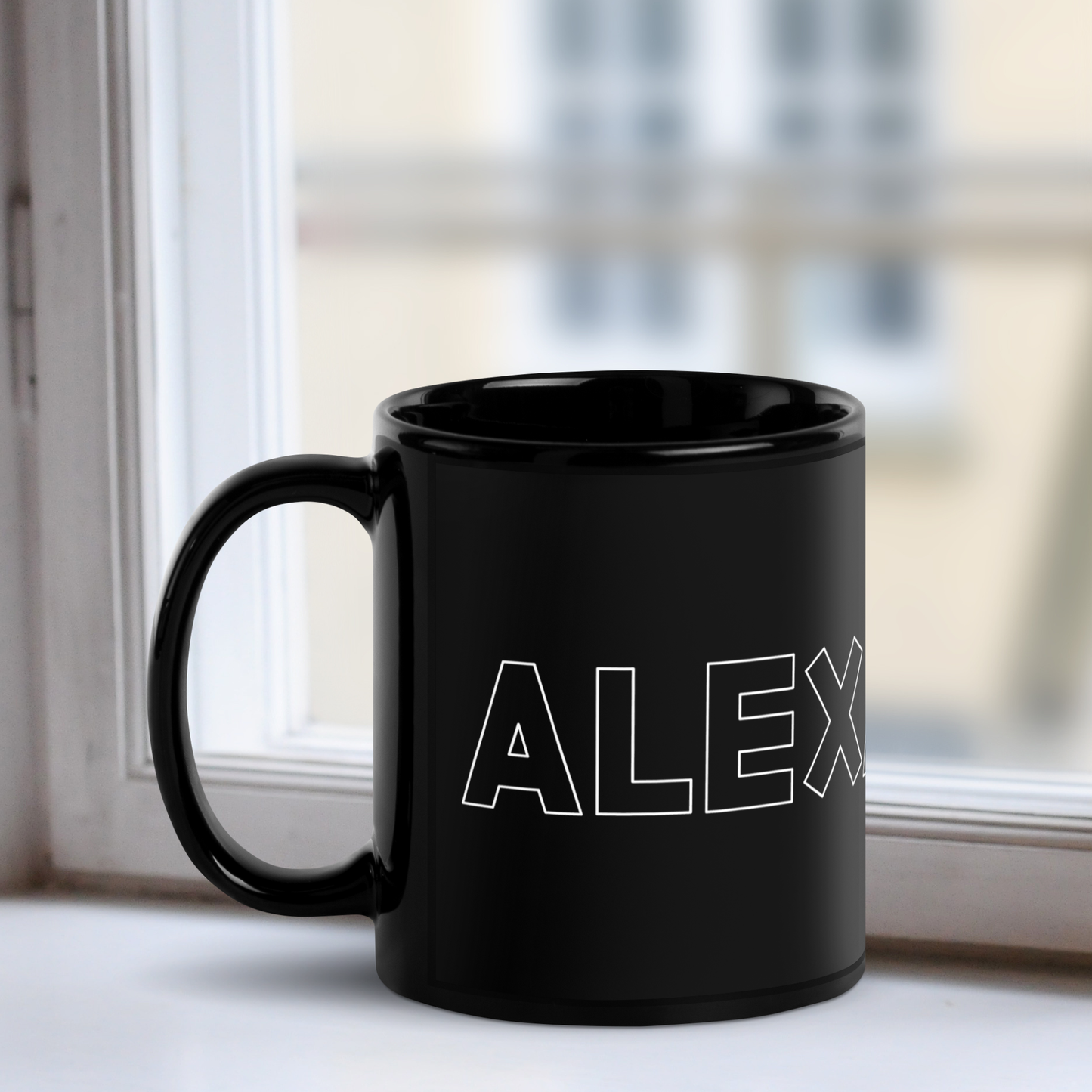 Personalized Name White or Black Mug