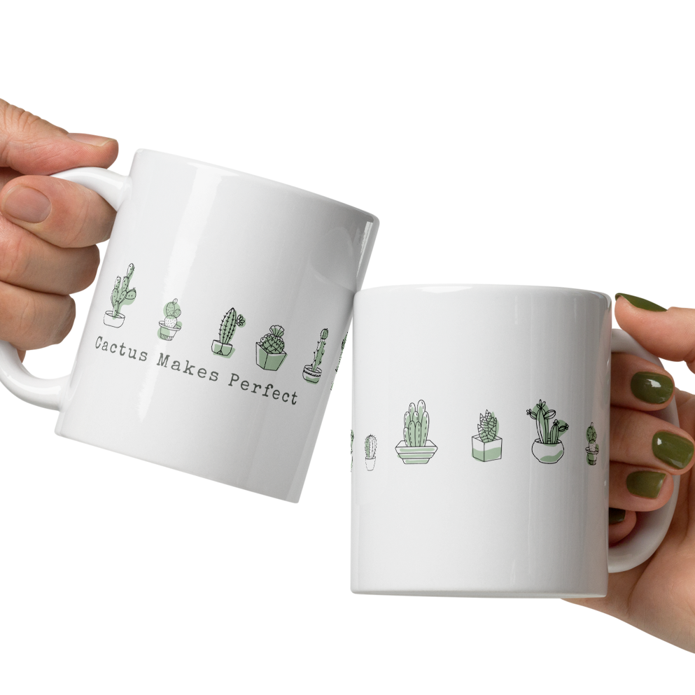 Plant Lovers Message White mug