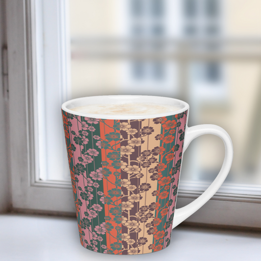 Sakura Stripes Latte Mug - Inyo
