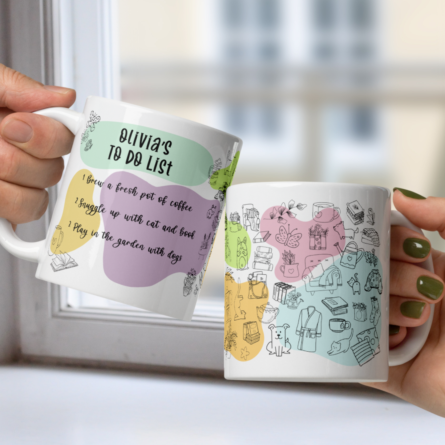 Personalized To Do List White Mug