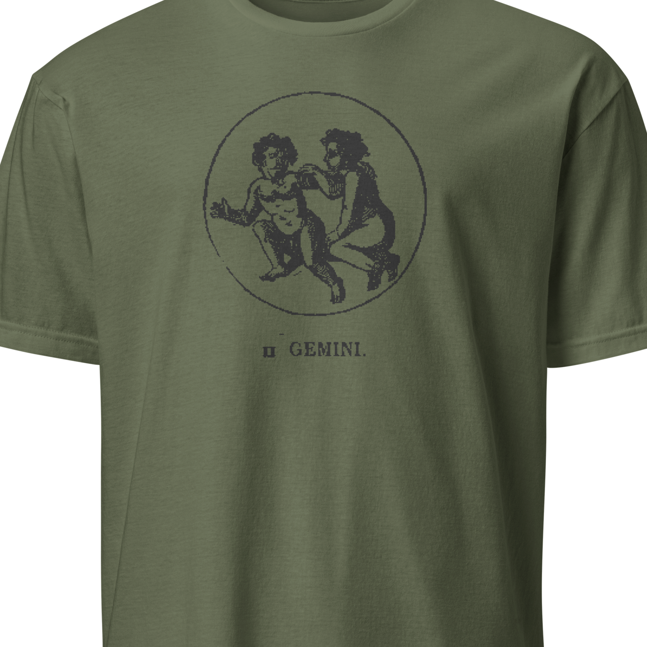 Zodiac sign t-shirt in Victorian 19th century design