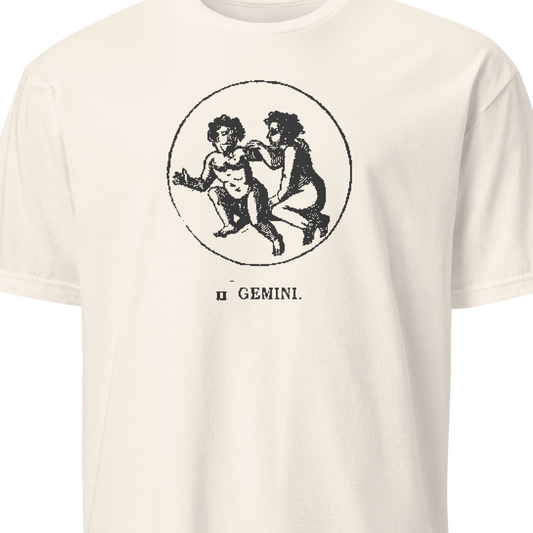 Astrological sign t-shirt in Victorian 19th century style