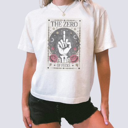 Zero Effs Women’s Boxy Cropped T-Shirt