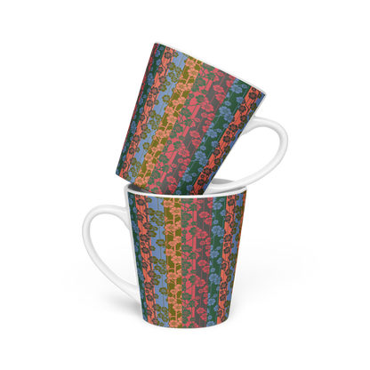 Sakura Stripes Latte Mug - Aloha
