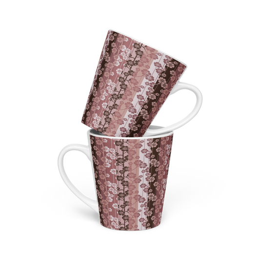 Sakura Stripes Latte Mug - In Bloom
