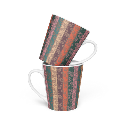 Sakura Stripes Latte Mug - Midlife