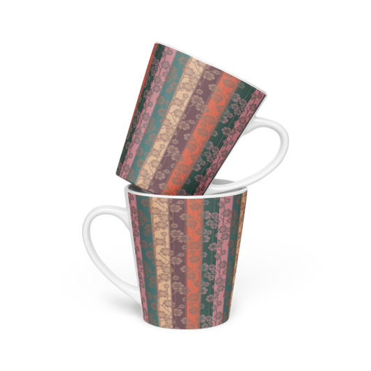 Sakura Stripes Latte Mug - Midlife