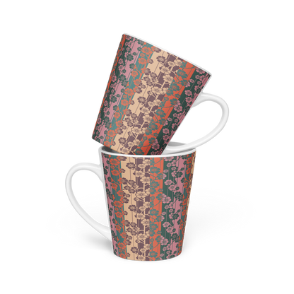 Sakura Stripes Latte Mug - Inyo