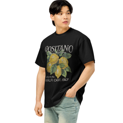Positano Amalfi Coast Men's Big Print Boxy T-Shirt