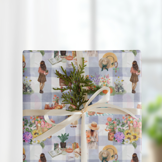Garden Reverie Gift Wrap Sheets (set of 3) - Vintage Romance