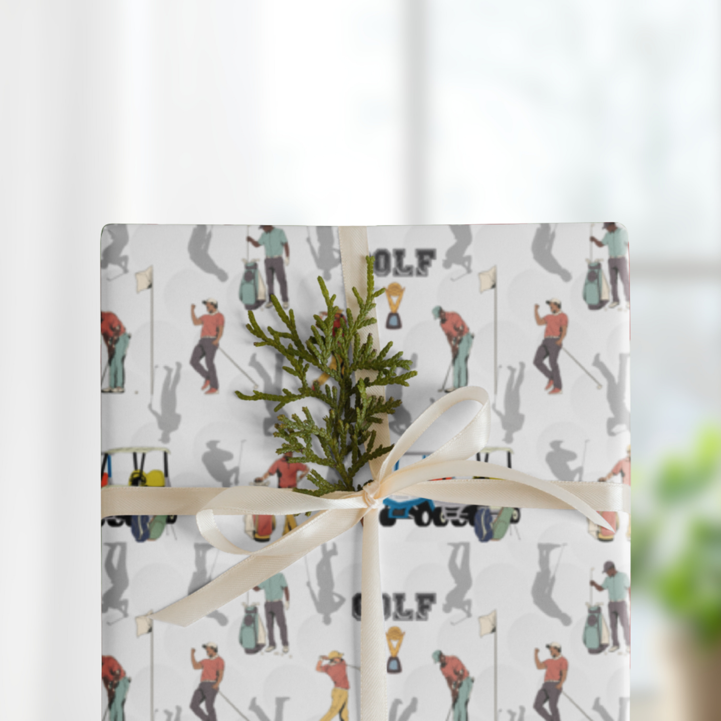 Golf Gift Wrap Sheets (set of 3) - Men's
