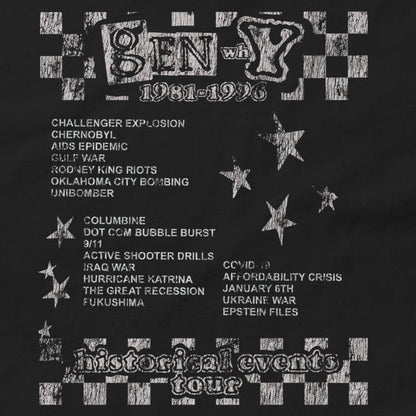 Millennials Are Tired - Vintage Concert Style T-Shirt