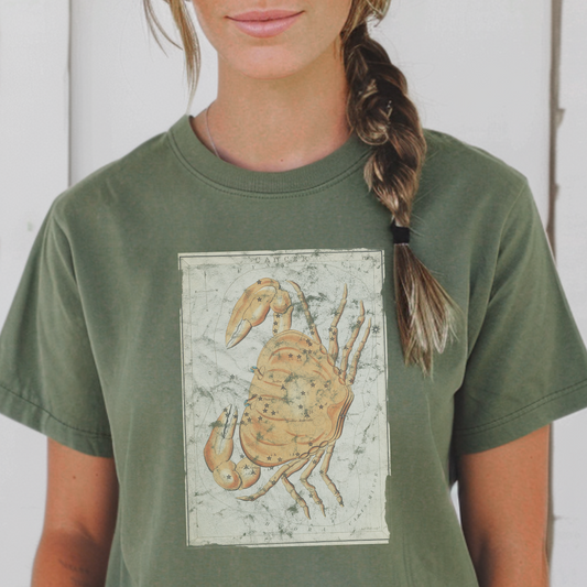 Vintage Zodiac T-Shirt - Aries, Taurus, Gemini, Cancer, Leo, Virgo