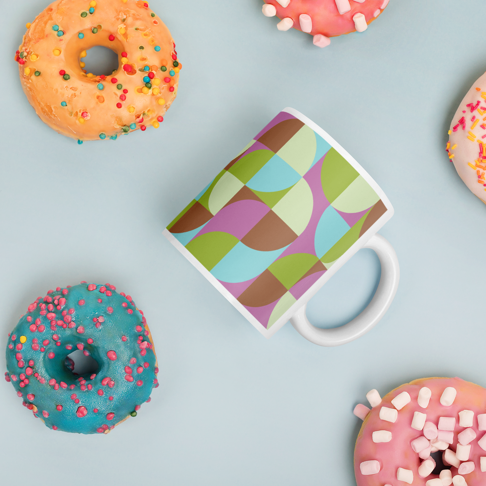 Neo Geo White Mug - Bunny Hop