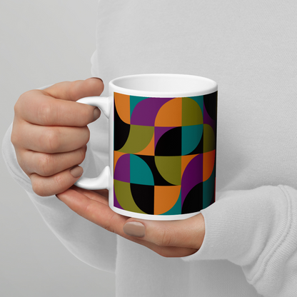 Neo Geo White Mug - Bird of Paradise