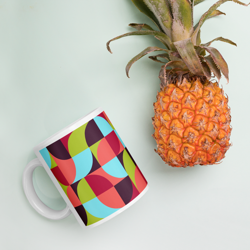 Neo Geo White Mug - Parrotdise