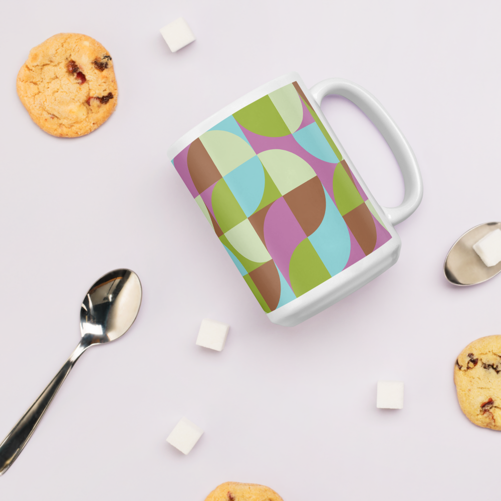 Neo Geo White Mug - Bunny Hop