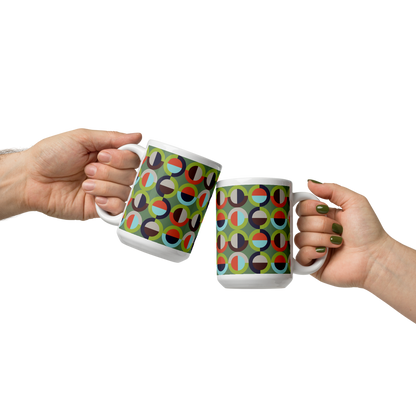 Mannos White Mug - Touch Grass