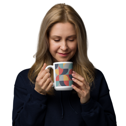 Neo Geo White Mug - Autumn Equinox