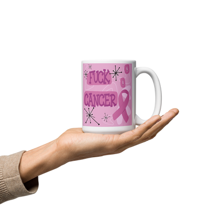 Eff Cancer White Mug
