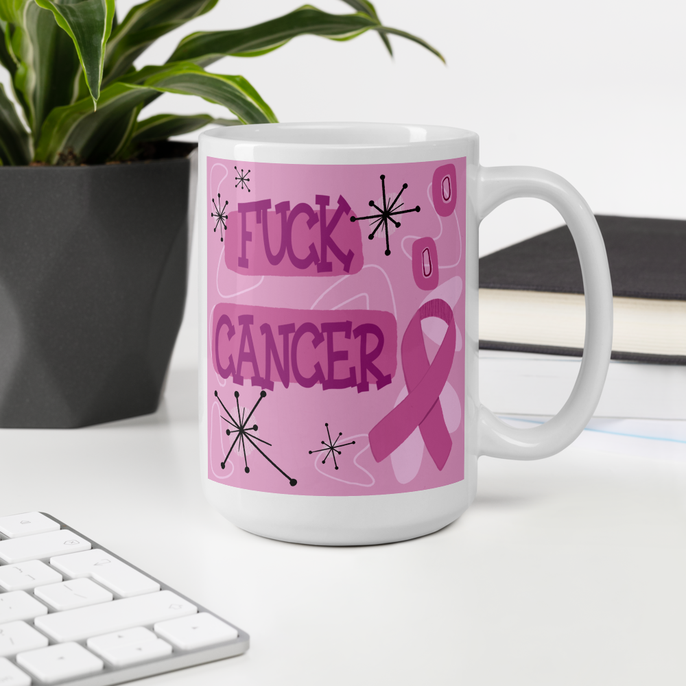 Eff Cancer White Mug
