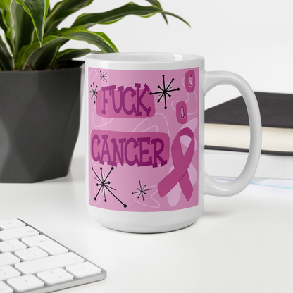 Eff Cancer White Mug