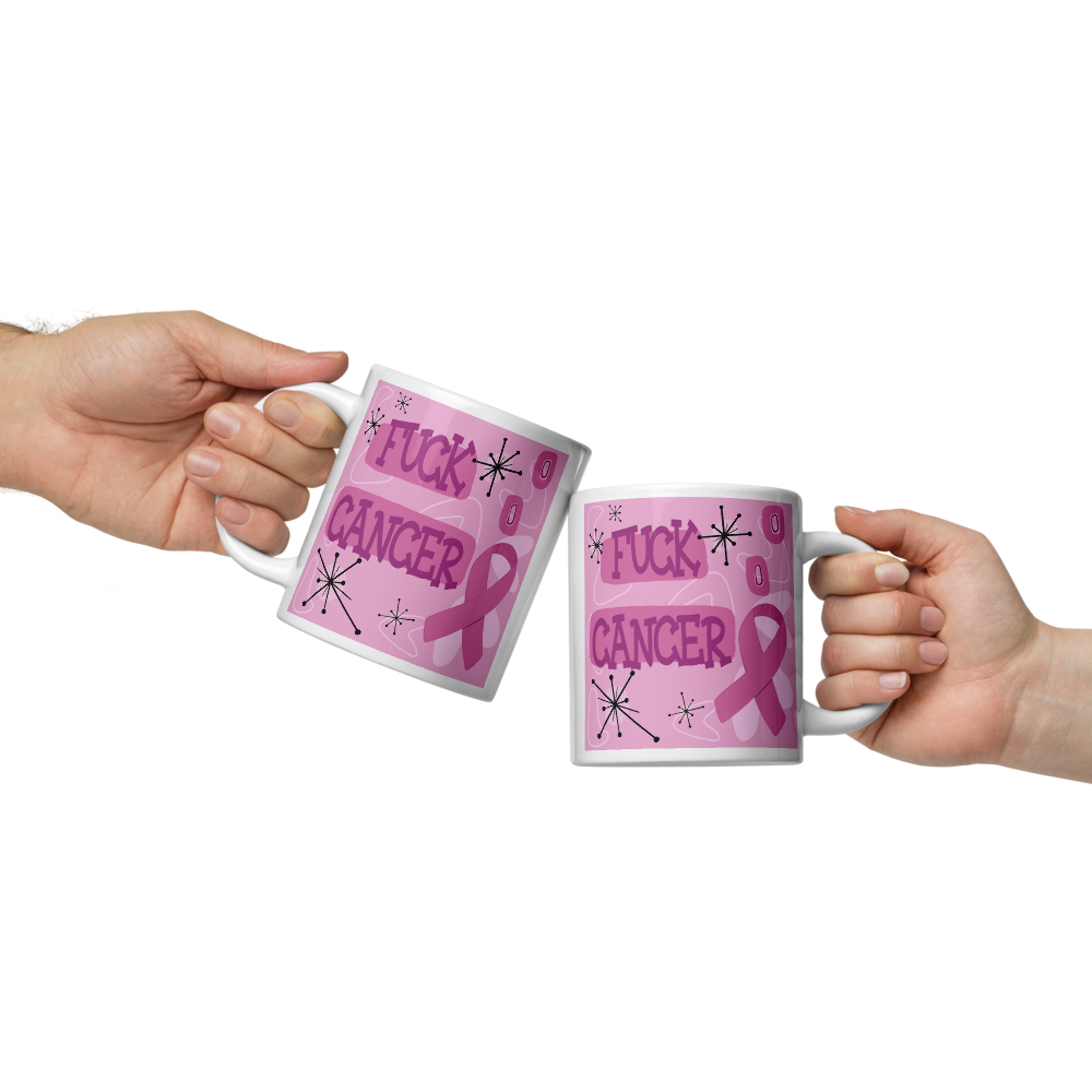 Eff Cancer White Mug