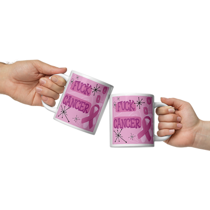 Eff Cancer White Mug