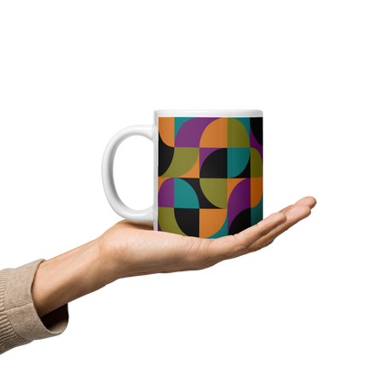 Neo Geo White Mug - Bird of Paradise