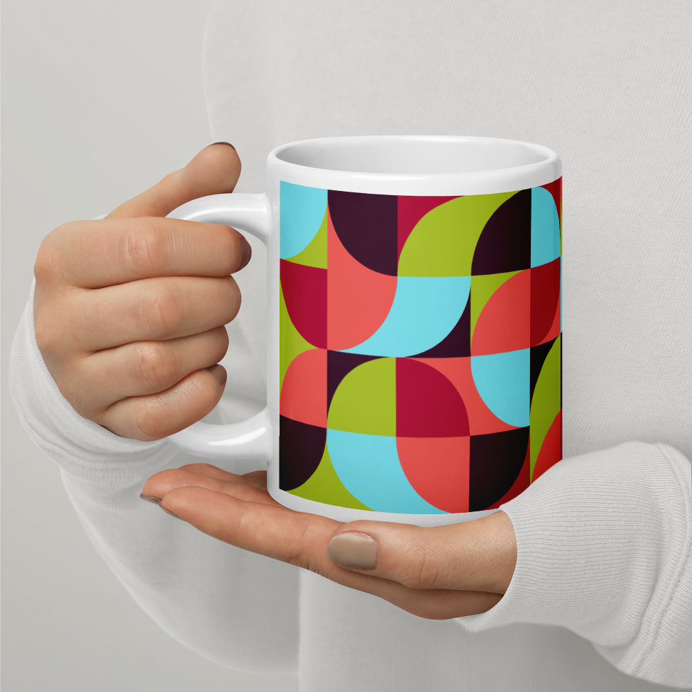 Neo Geo White Mug - Parrotdise