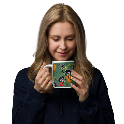 Mid Century Mariachis White Mug