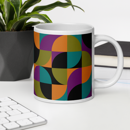 Neo Geo White Mug - Bird of Paradise