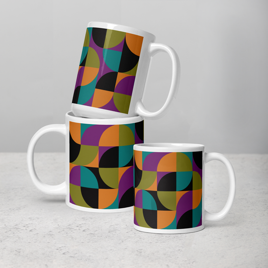 Neo Geo White Mug - Bird of Paradise