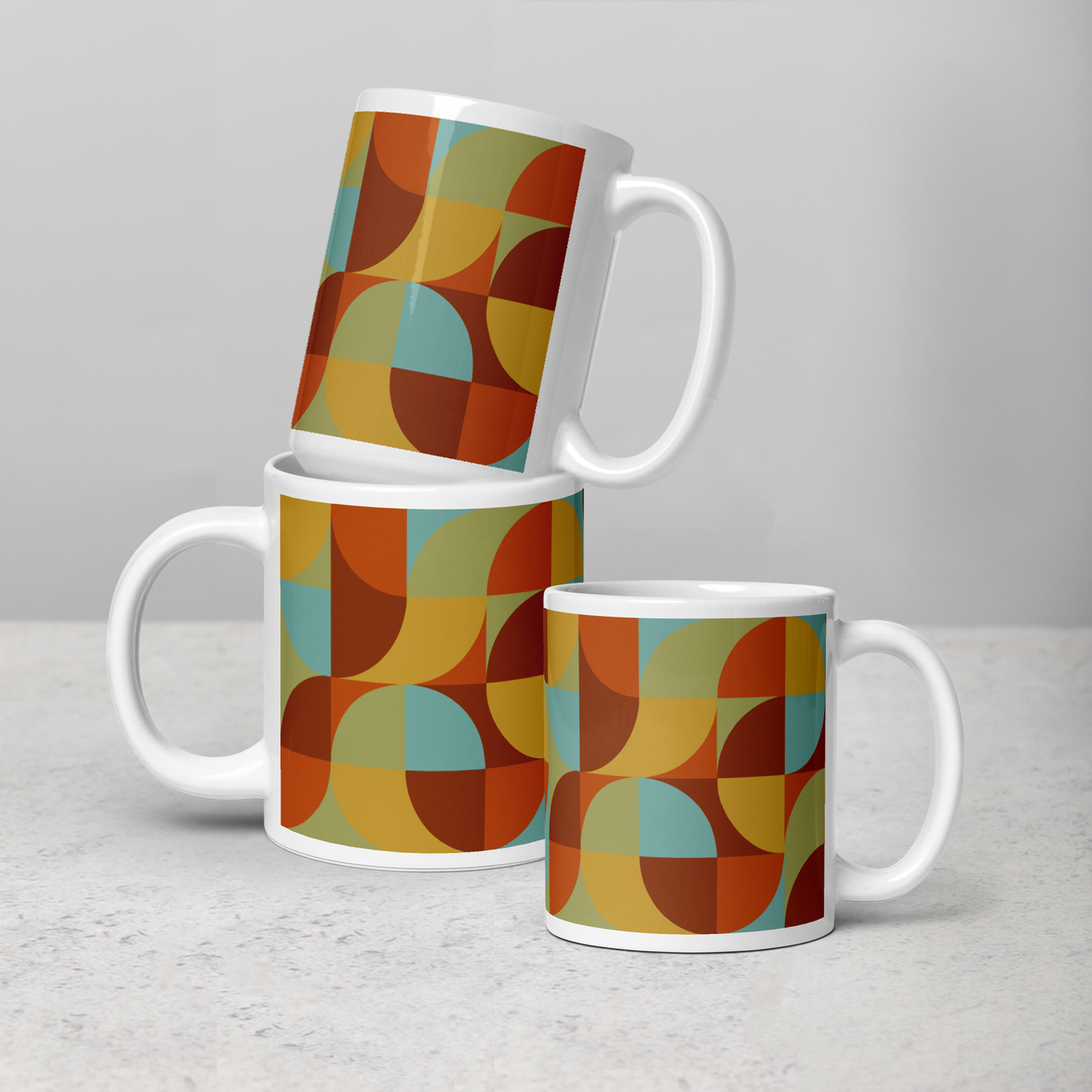 Neo Geo White Mug - Wolfenoot