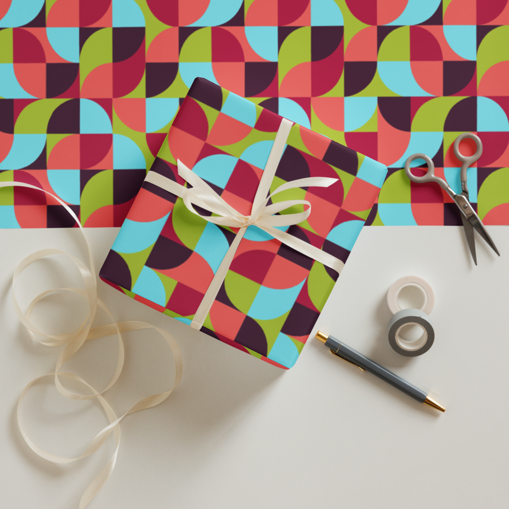 Neo Geo Gift Wrap Sheets (set of 3) - Rainforest