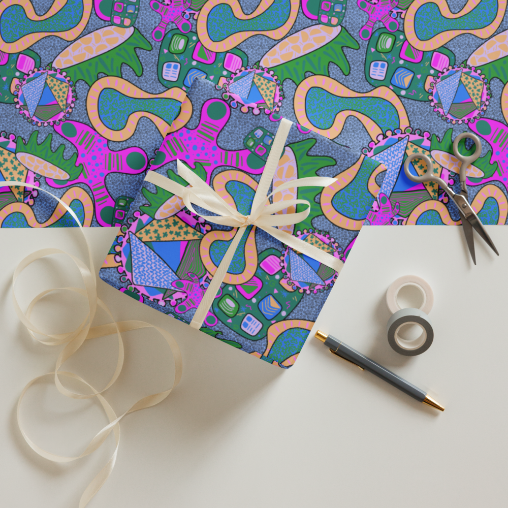 Biodiversity Gift Wrap Sheets (set of 3) - Control Group 2