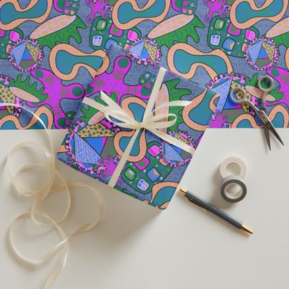Biodiversity Gift Wrap Sheets (set of 3) - Control Group 2