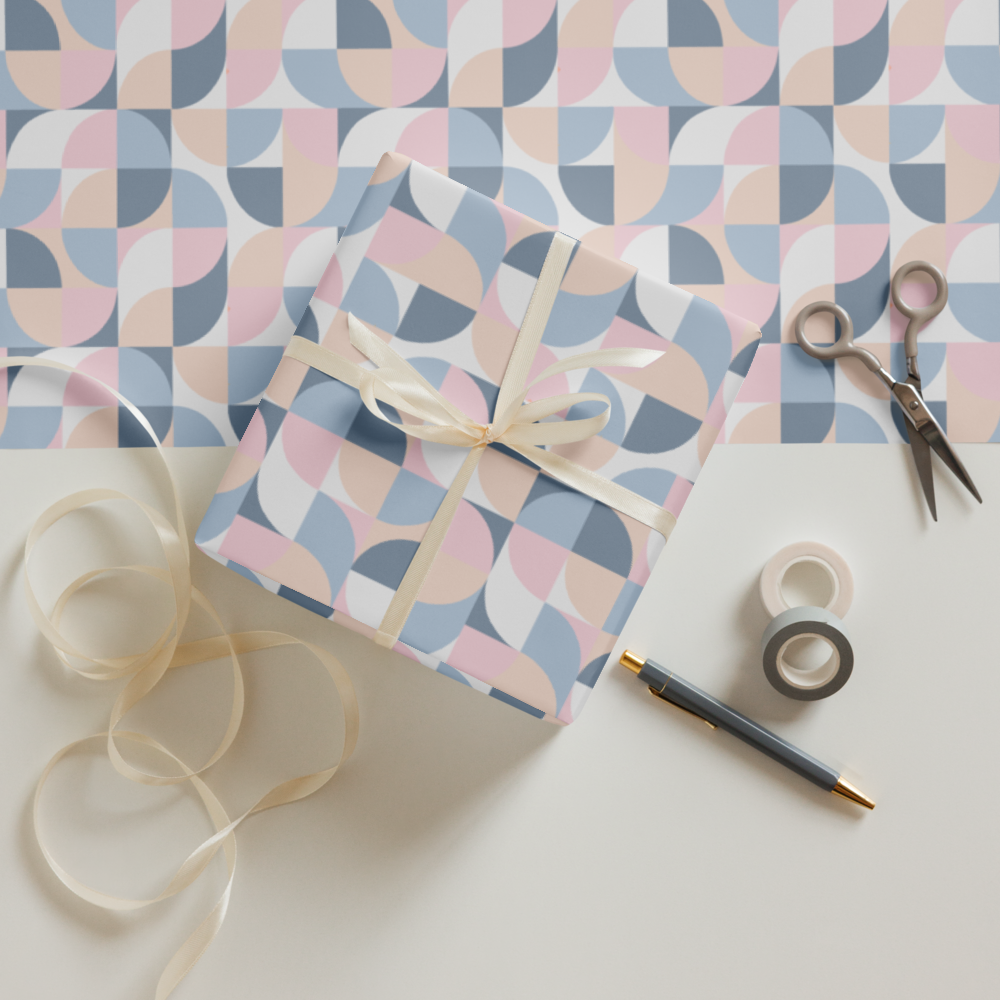 Neo Geo Gift Wrap Sheets (set of 3) - Sweet Shoppe