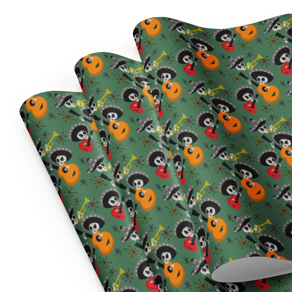 Mid Century Mariachis Gift Wrap Sheets (set of 3) -  Celebración