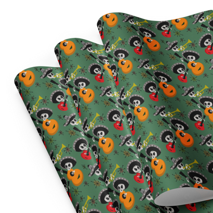 Mid Century Mariachis Gift Wrap Sheets (set of 3) -  Celebración