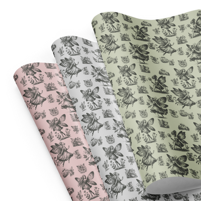 Les Fées Enchantées Gift Wrap Sheets (set of 3) - Pixies