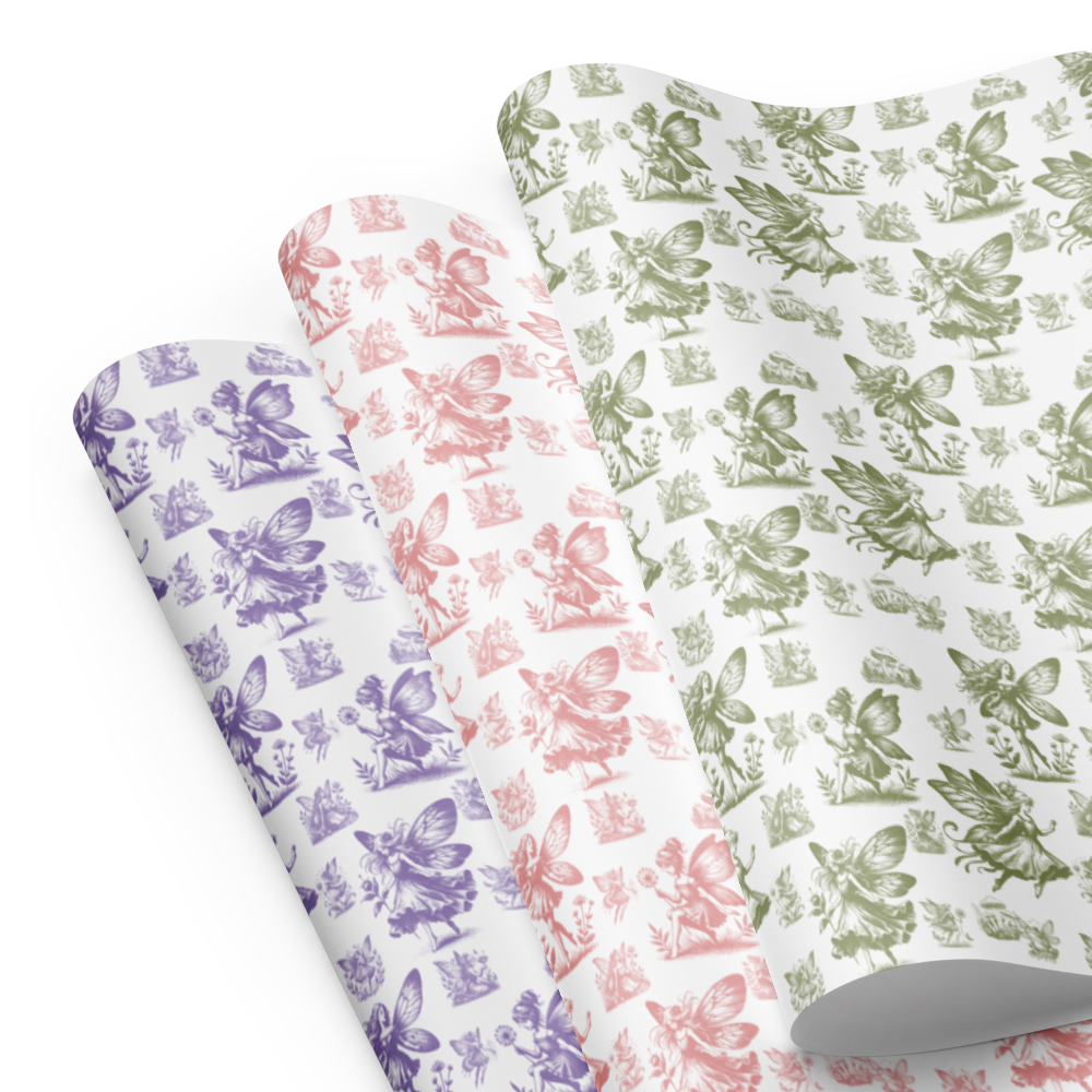 Les Fées Enchantées Gift Wrap Sheets (set of 3) - Sprites