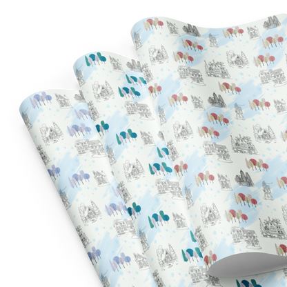Home for the Holidays Gift Wrap Sheets (set of 3) - Wonderland