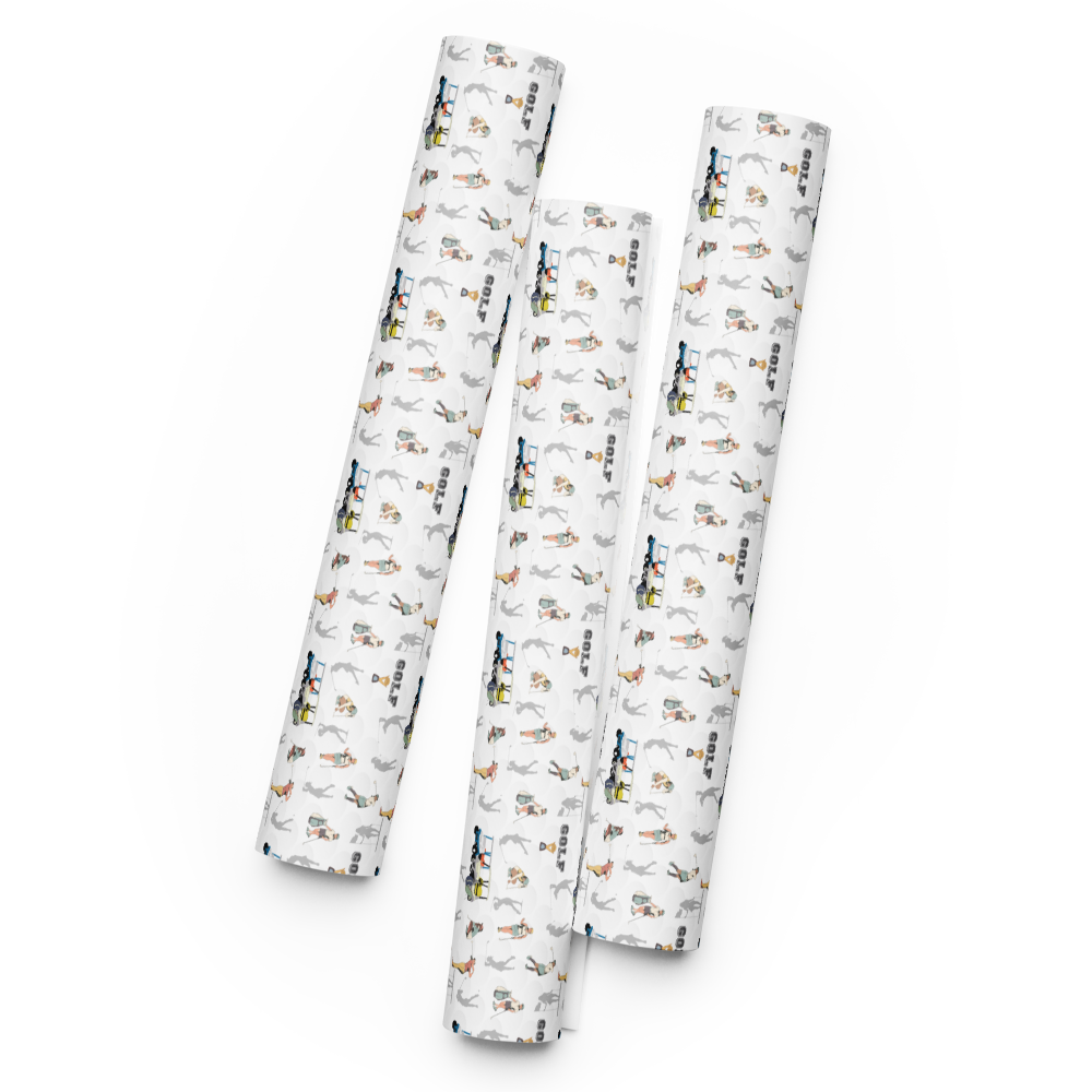 Golf Gift Wrap Sheets (set of 3) - Women's