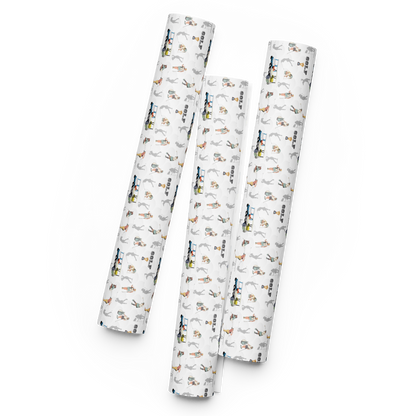 Golf Gift Wrap Sheets (set of 3) - Women's
