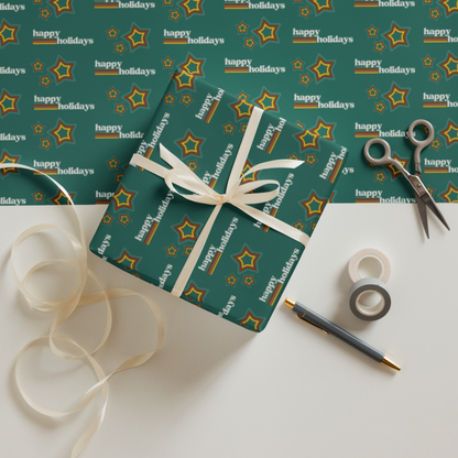 Holiday Stars Gift Wrap Sheets (set of 3)